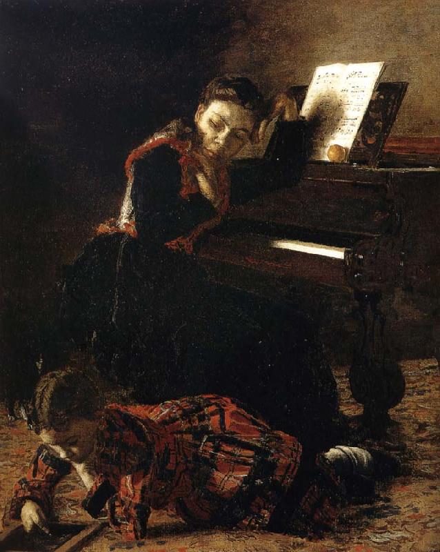 Thomas Eakins Scene at Home